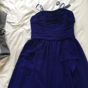 Polo by Ralph Lauren Royal Blue Chiffon Wedding Dress